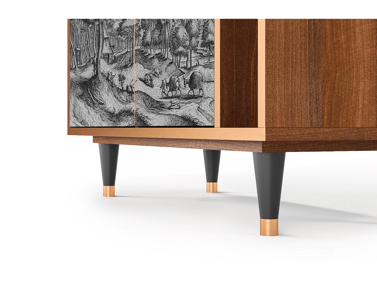 Buffet - 96х110х41 cm - BS6 - Rusticorum, Noyer