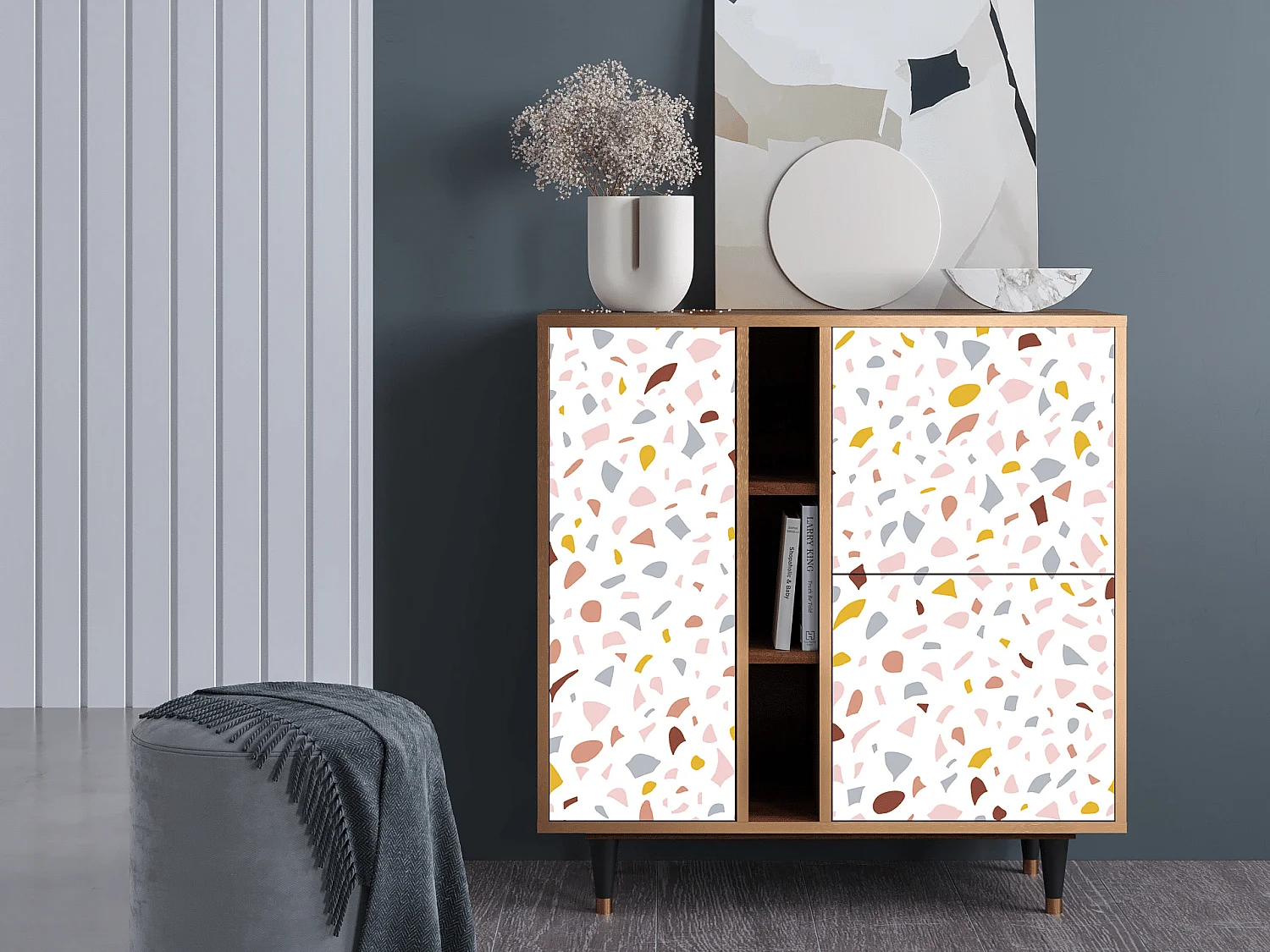 Buffet - 94х96х41 cm - BS5 - Marmelade Cheese, Noyer