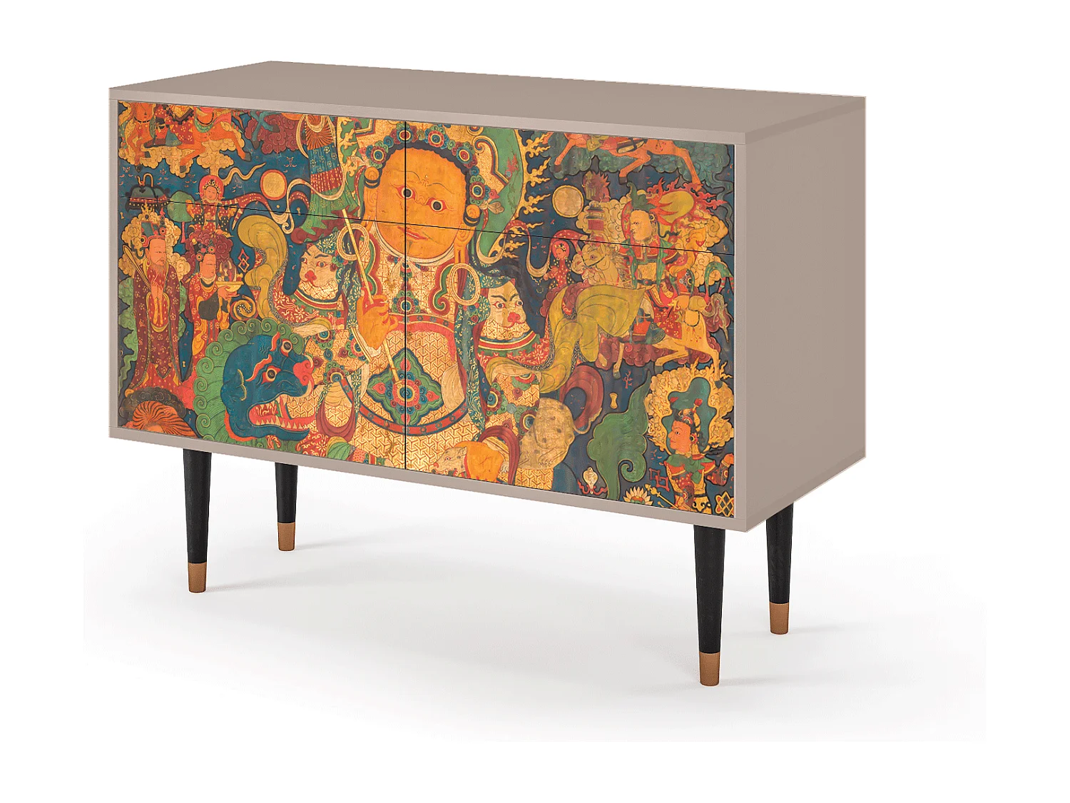 Buffet - 115x85x48 cm - BS4 - God by Vaisravana , Latte