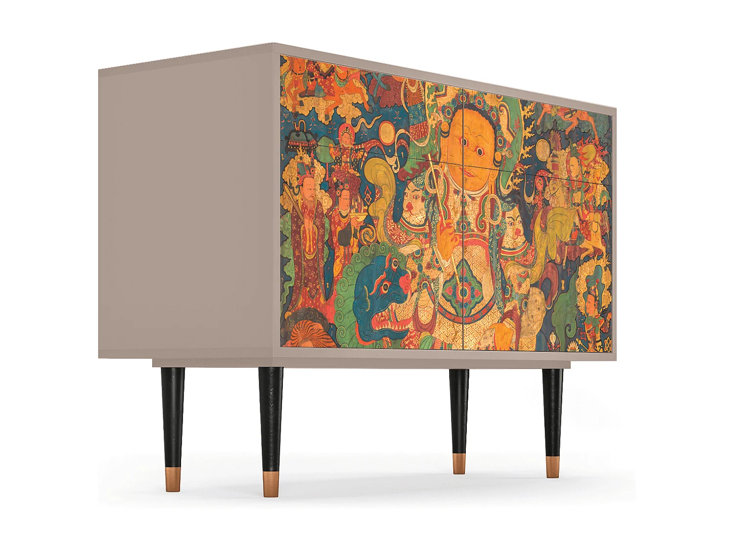 Buffet - 115x85x48 cm - BS4 - God by Vaisravana , Latte