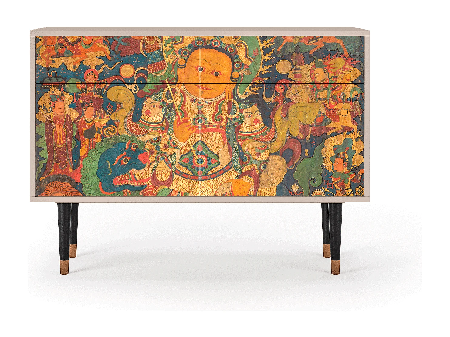 Buffet - 115x85x48 cm - BS4 - God by Vaisravana , Latte