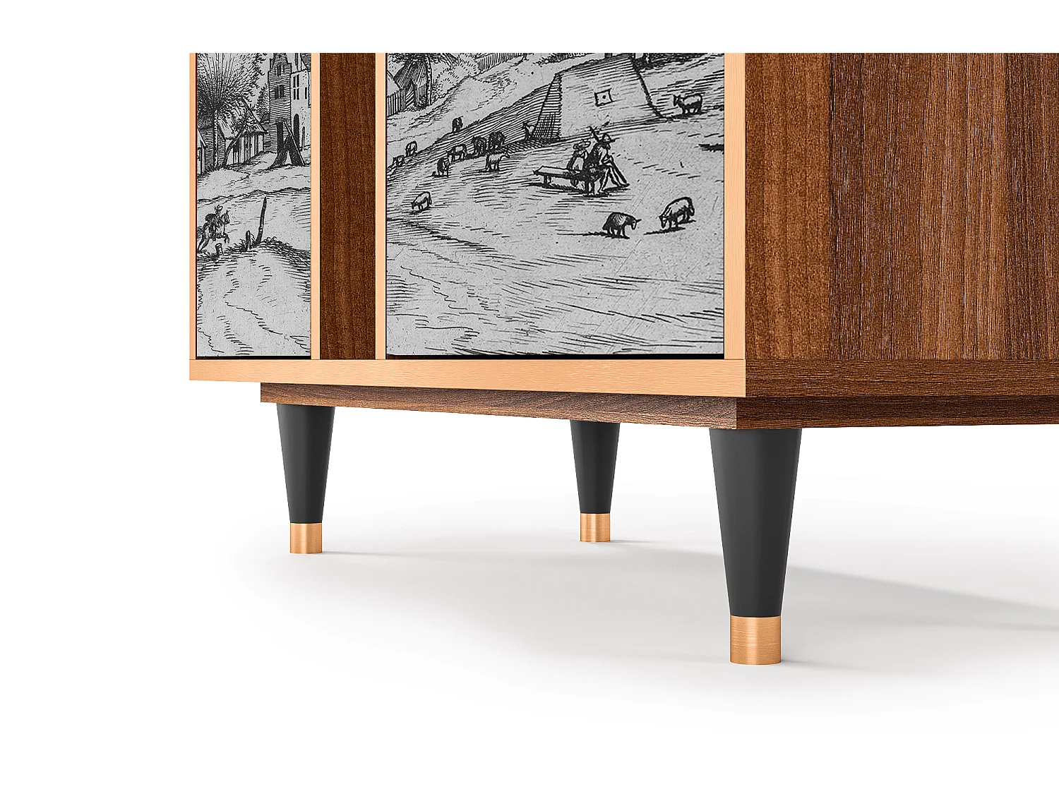 Buffet - 94х96х41 cm - BS5 - Country Village, Noyer