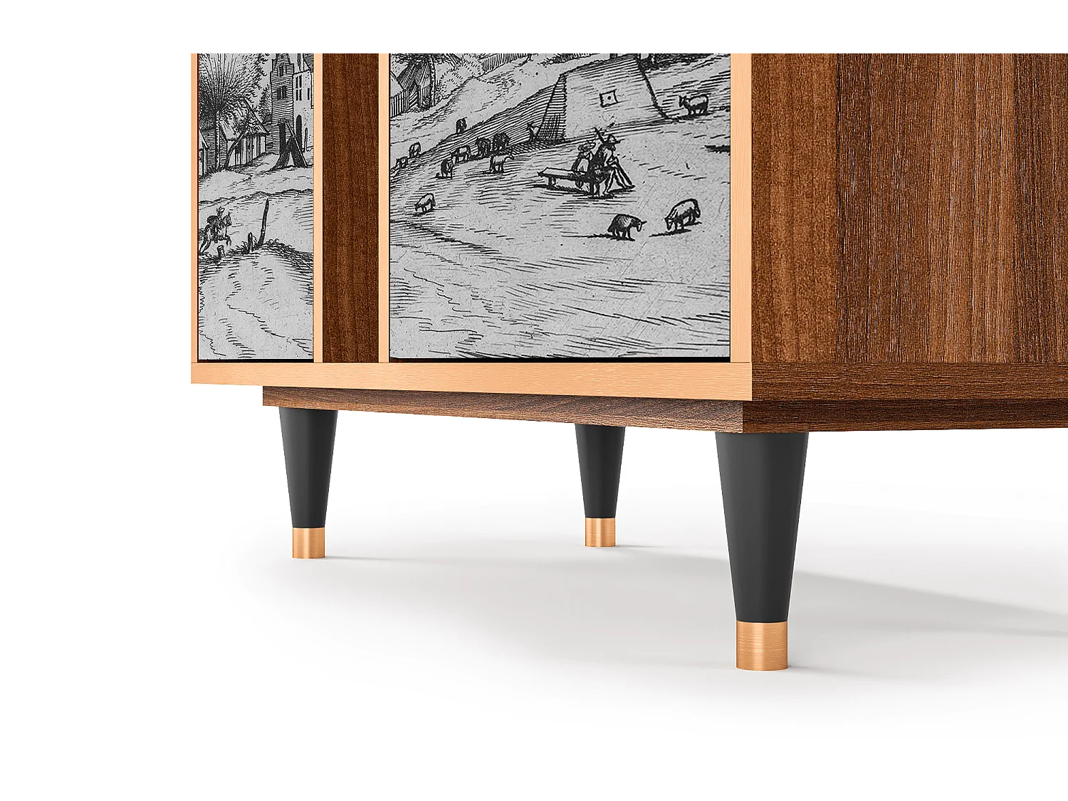 Buffet - 94х96х41 cm - BS5 - Country Village, Noyer