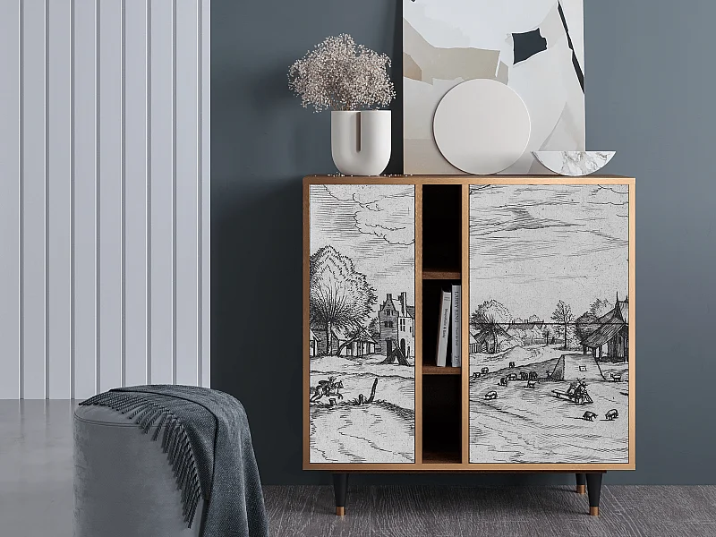 Buffet - 94х96х41 cm - BS5 - Country Village, Noyer