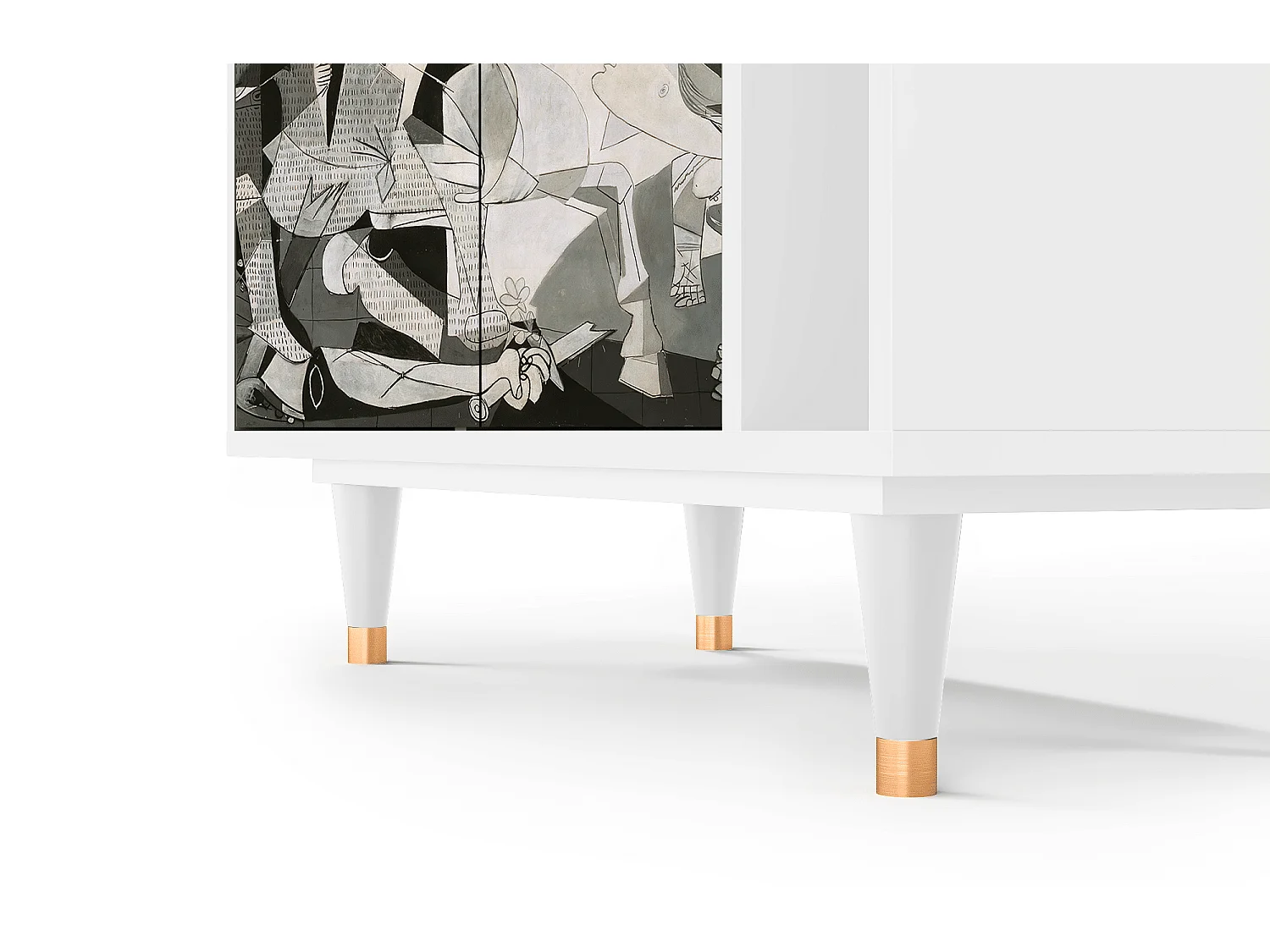 Buffet - 96х110х41 cm - BS6 - Guernica by Picasso, Blanc