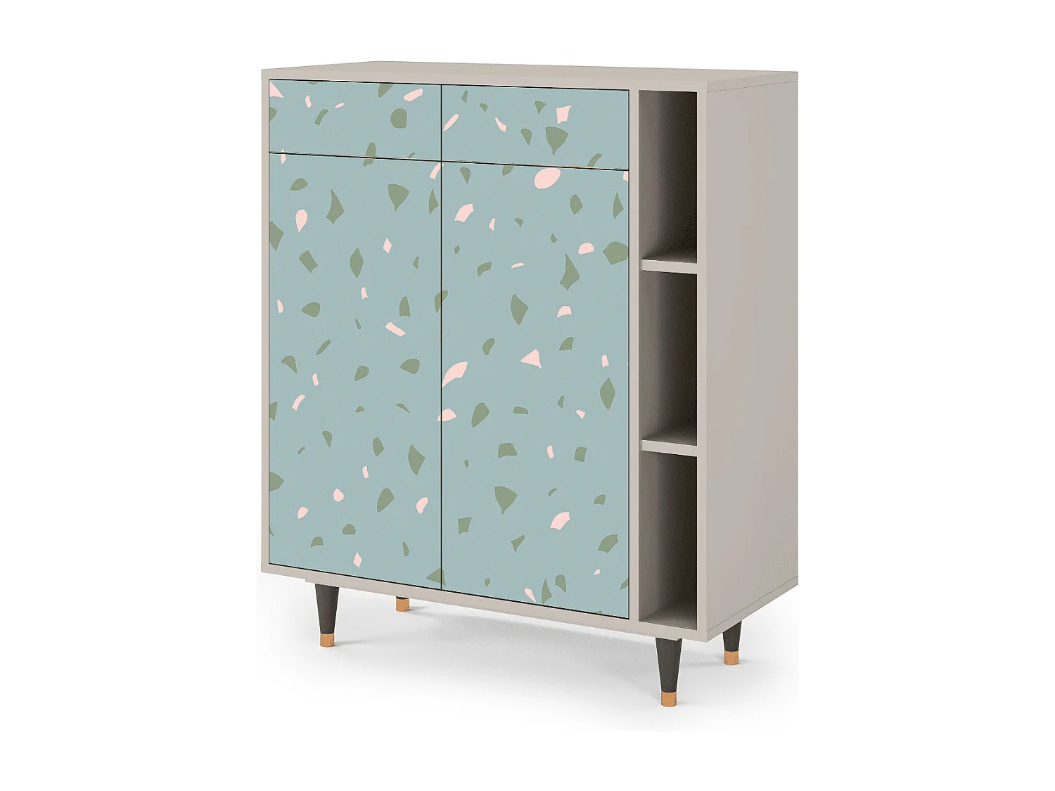 Buffet - 96х110х41 cm - BS6 - Blue Drops, Sable