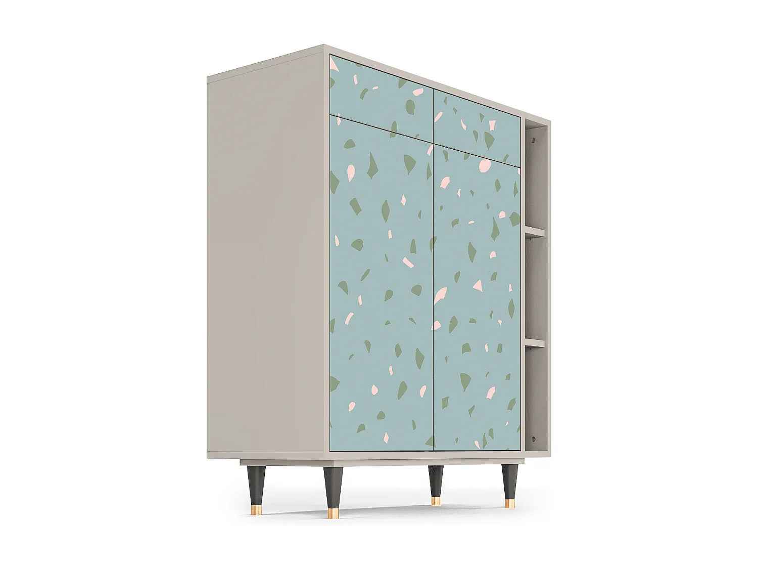 Buffet - 96х110х41 cm - BS6 - Blue Drops, Sable