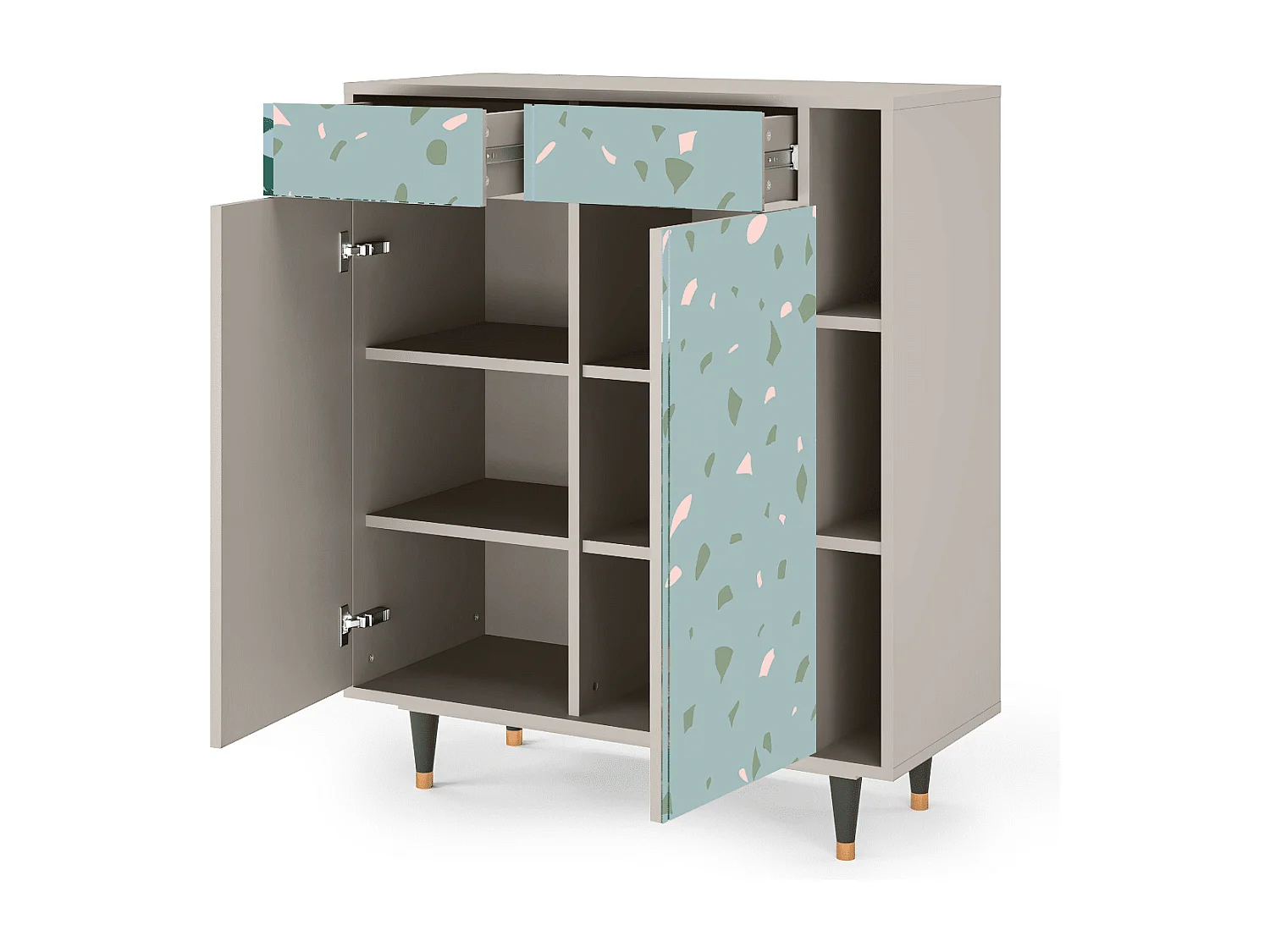 Buffet - 96х110х41 cm - BS6 - Blue Drops, Sable