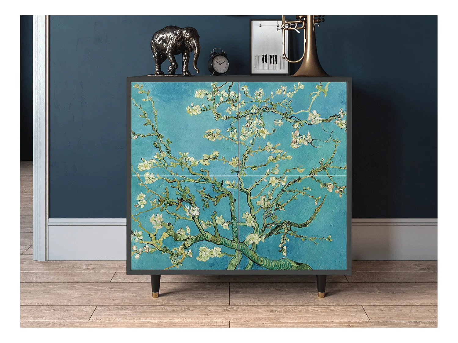 Credenza - 94x96x48 cm - BS3 - Almond Blossom, Antracite