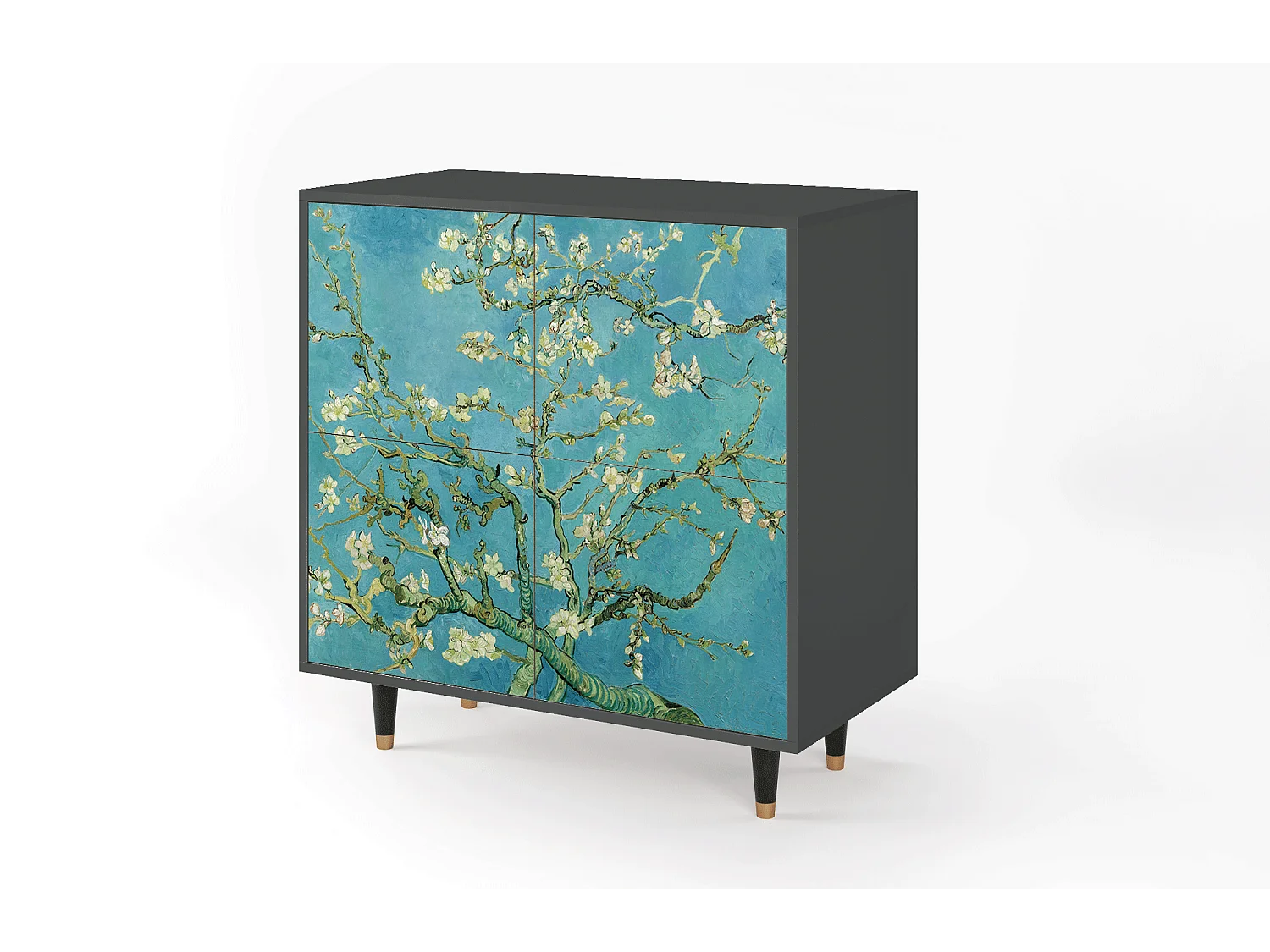 Sideboard - 94x96x48 cm - BS3 - Almond Blossom, Anthrazit