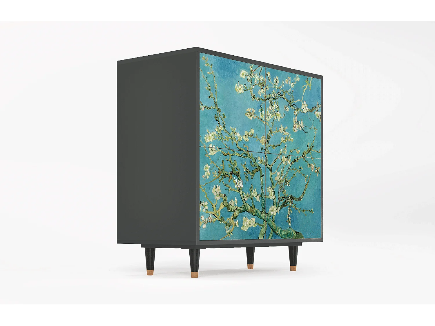 Sideboard - 94x96x48 cm - BS3 - Almond Blossom, Anthrazit