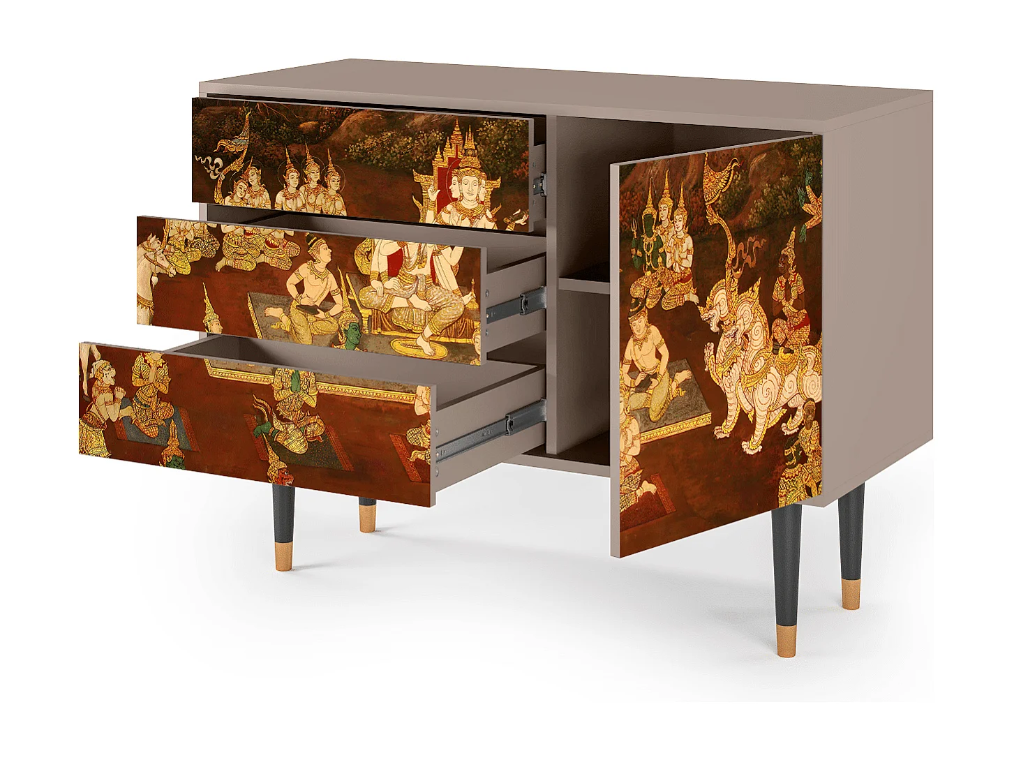 Buffet - 115х84х41 cm - S3 - Malyavan, Latte