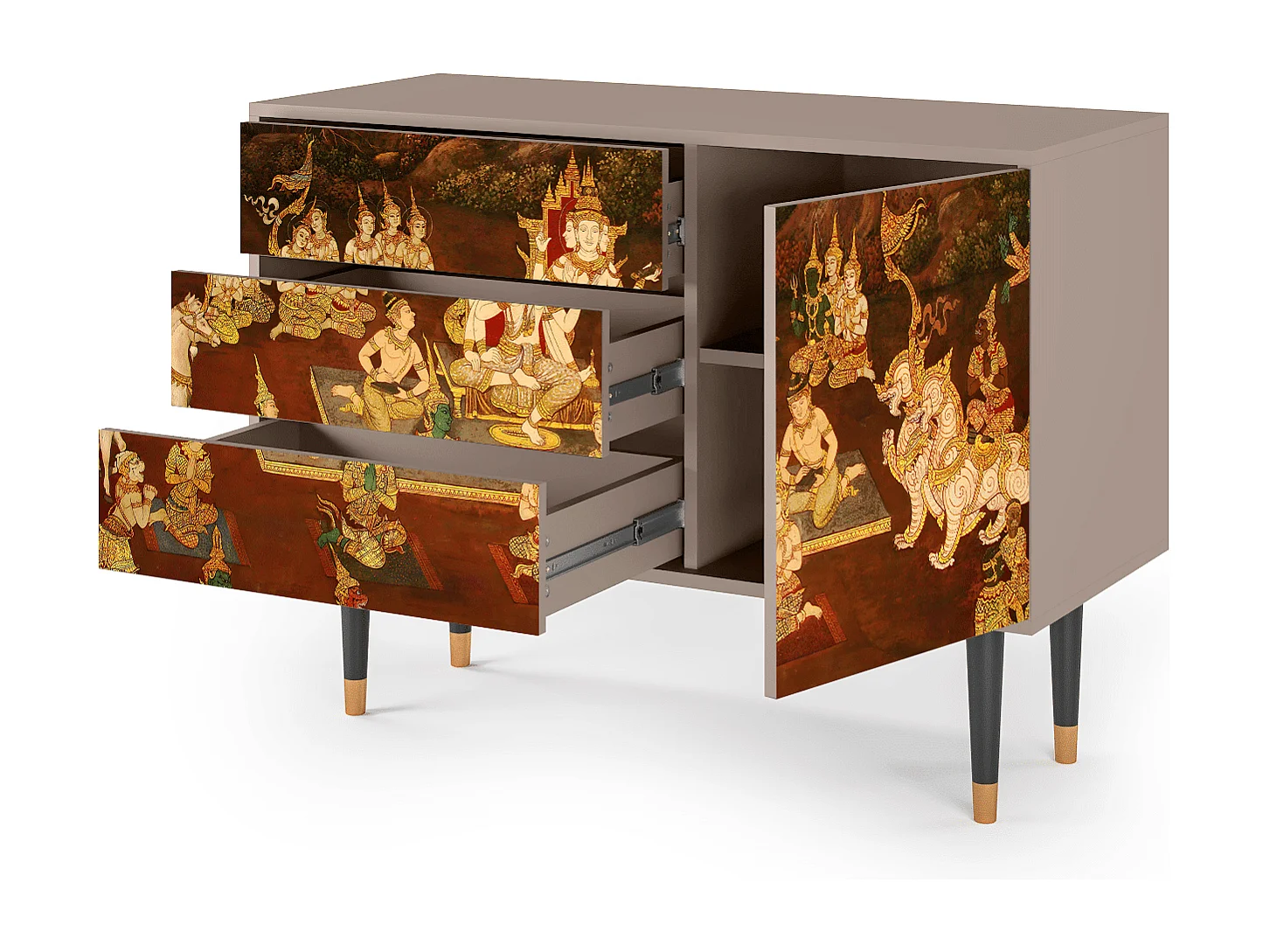 Buffet - 115х84х41 cm - S3 - Malyavan, Latte