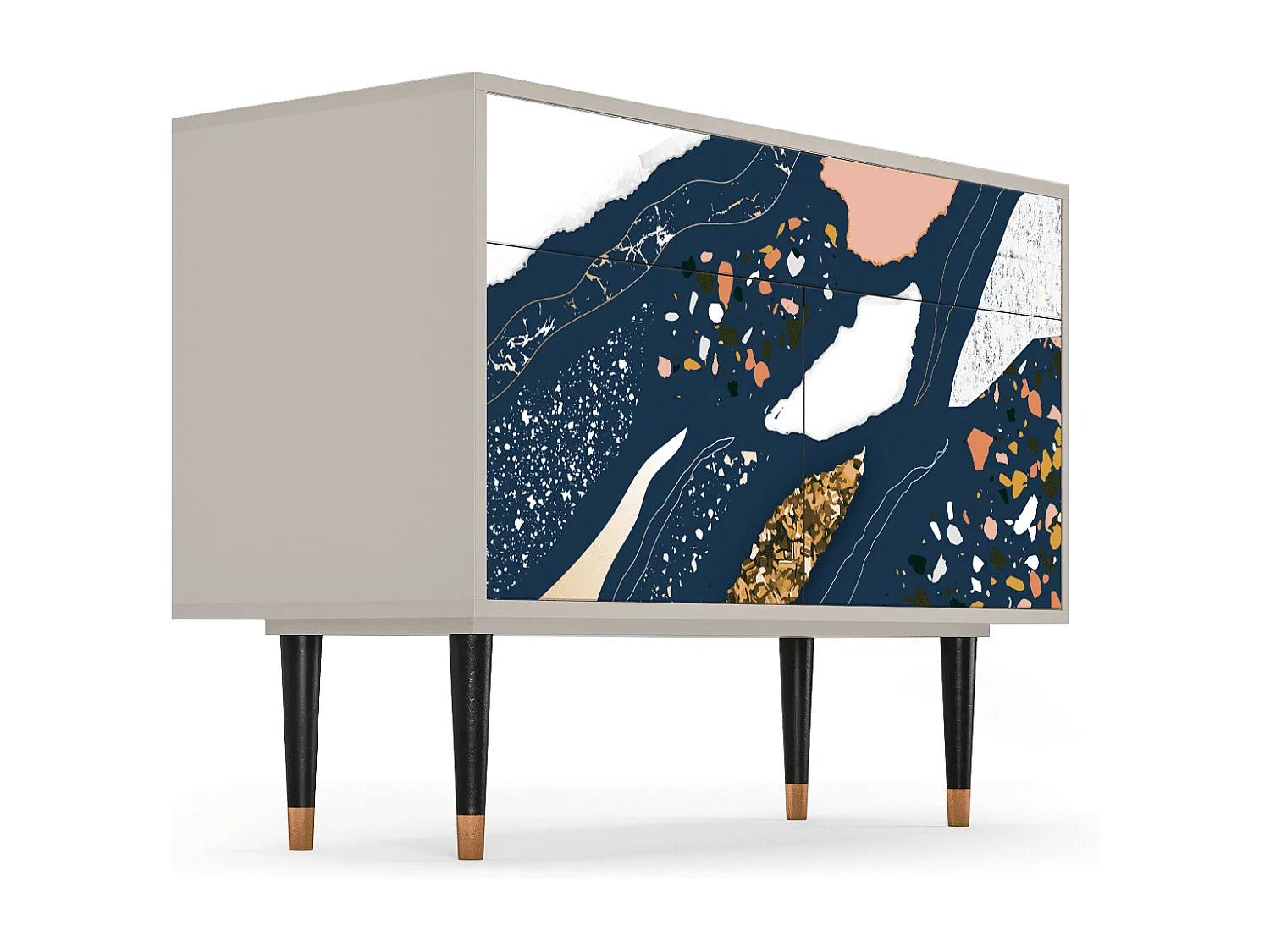 Buffet - 115x85x48 cm - BS4 - Nude Iceberg, Sable