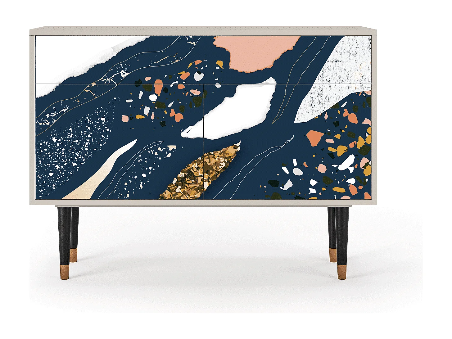 Buffet - 115x85x48 cm - BS4 - Nude Iceberg, Sable