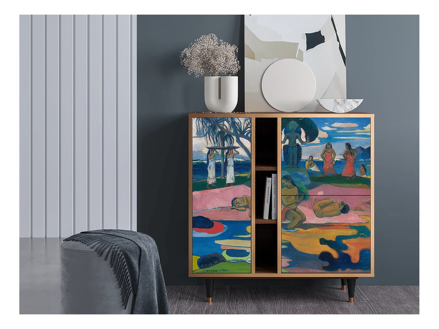 Credenza - 94х96х41 cm - BS5 - Day of the God, Noce