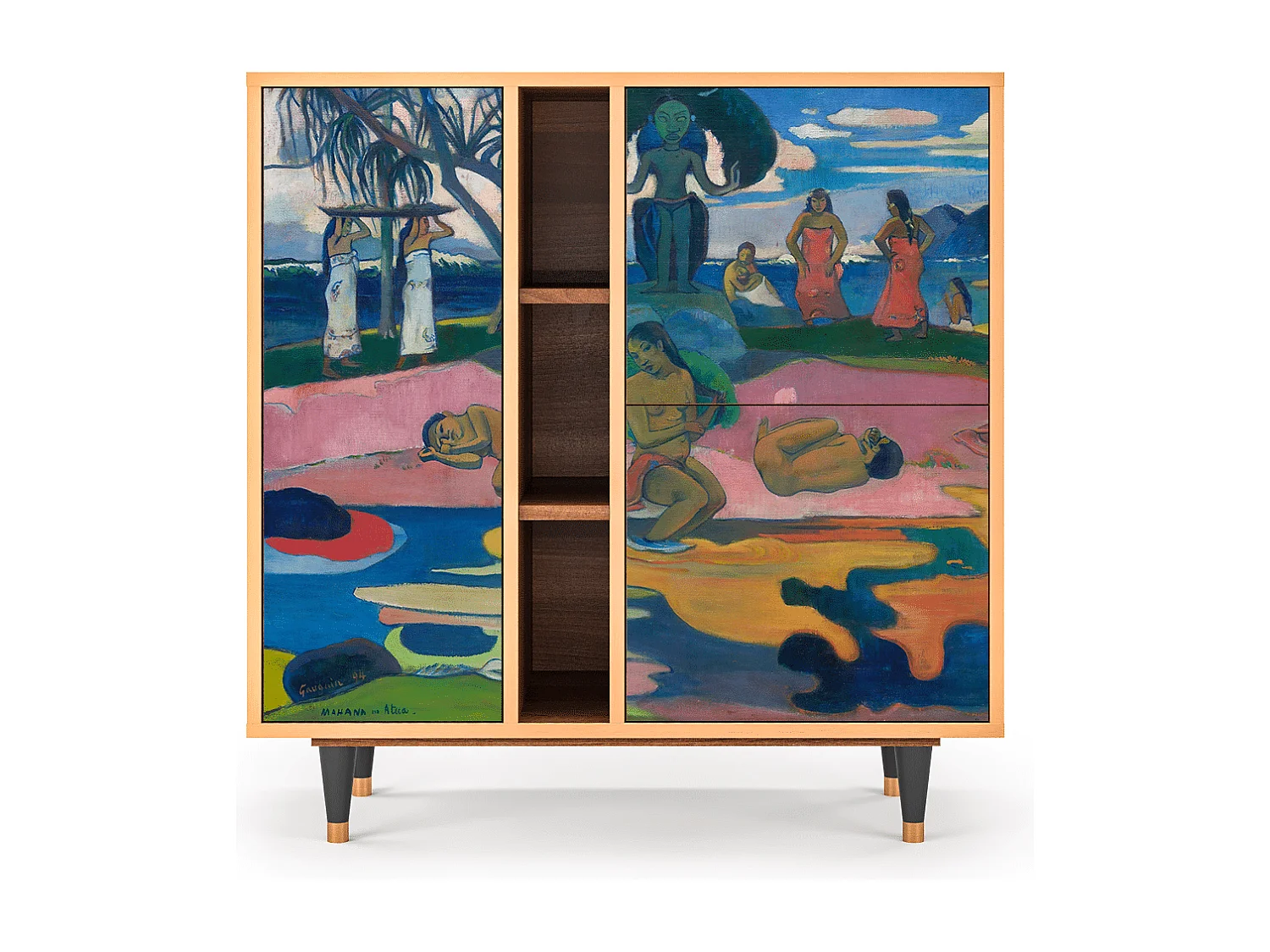 Kredens - 94х96х41 cm - BS5 - Day of the God, Orzech