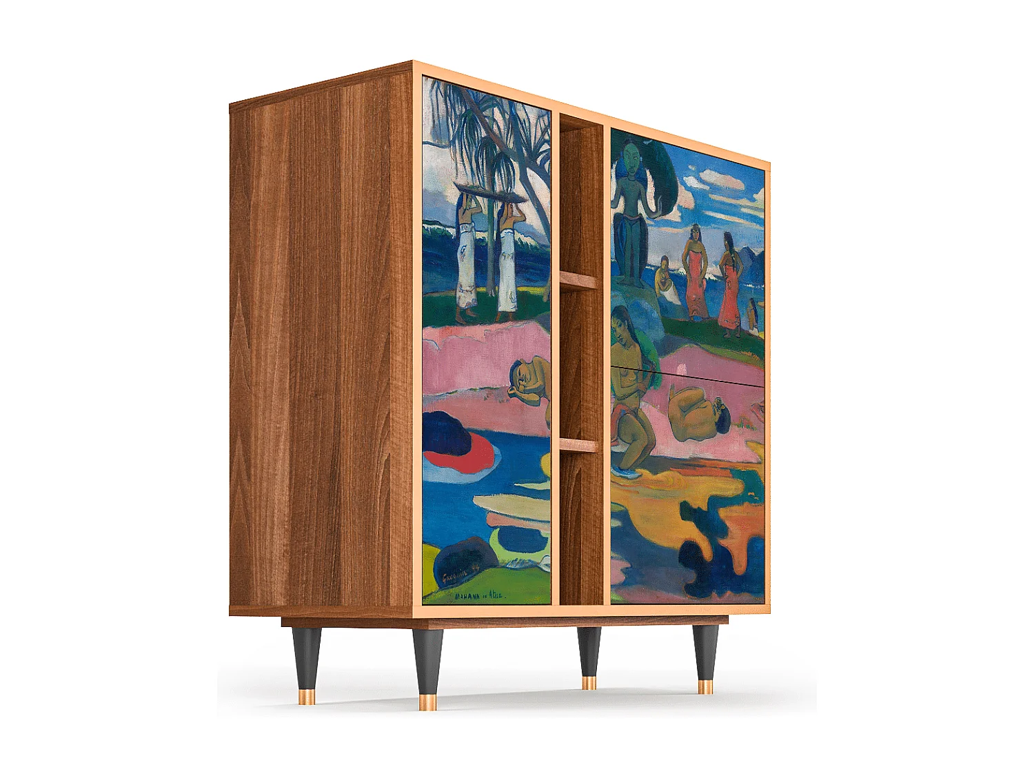 Kredens - 94х96х41 cm - BS5 - Day of the God, Orzech