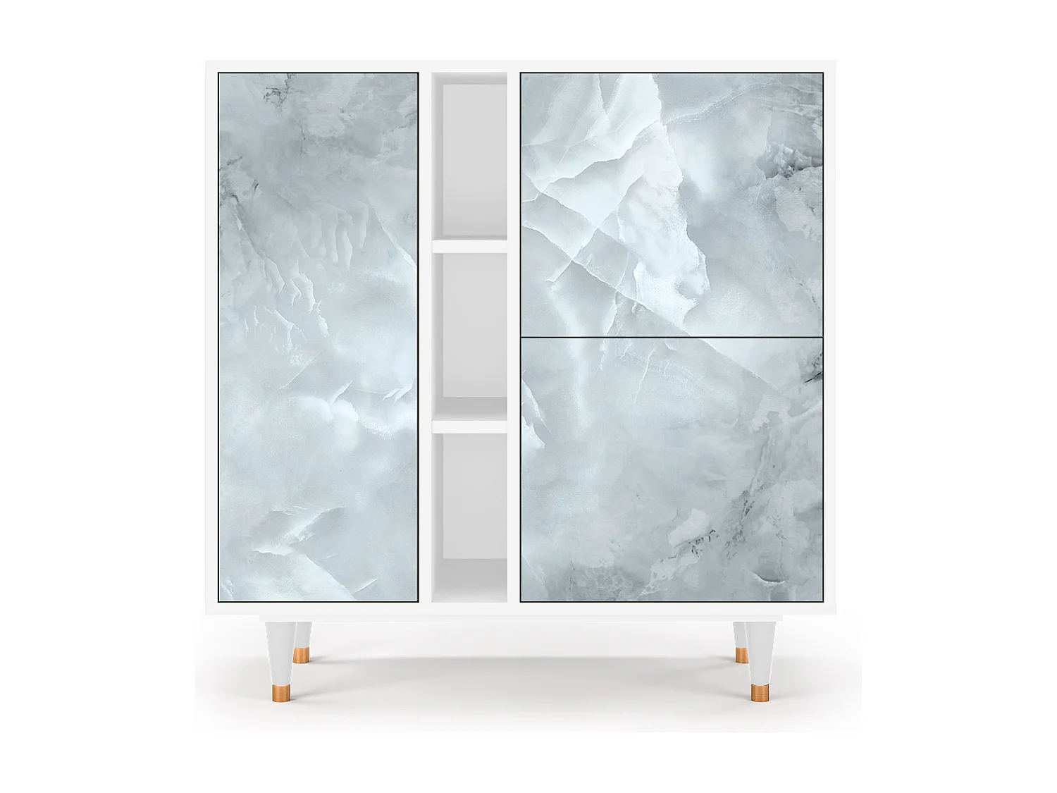 Buffet - 94х96х41 cm - BS5 - The Onyx, Blanc