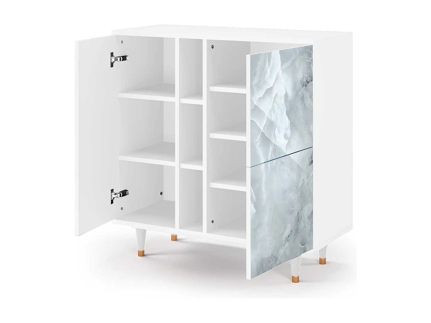Buffet - 94х96х41 cm - BS5 - The Onyx, Blanc