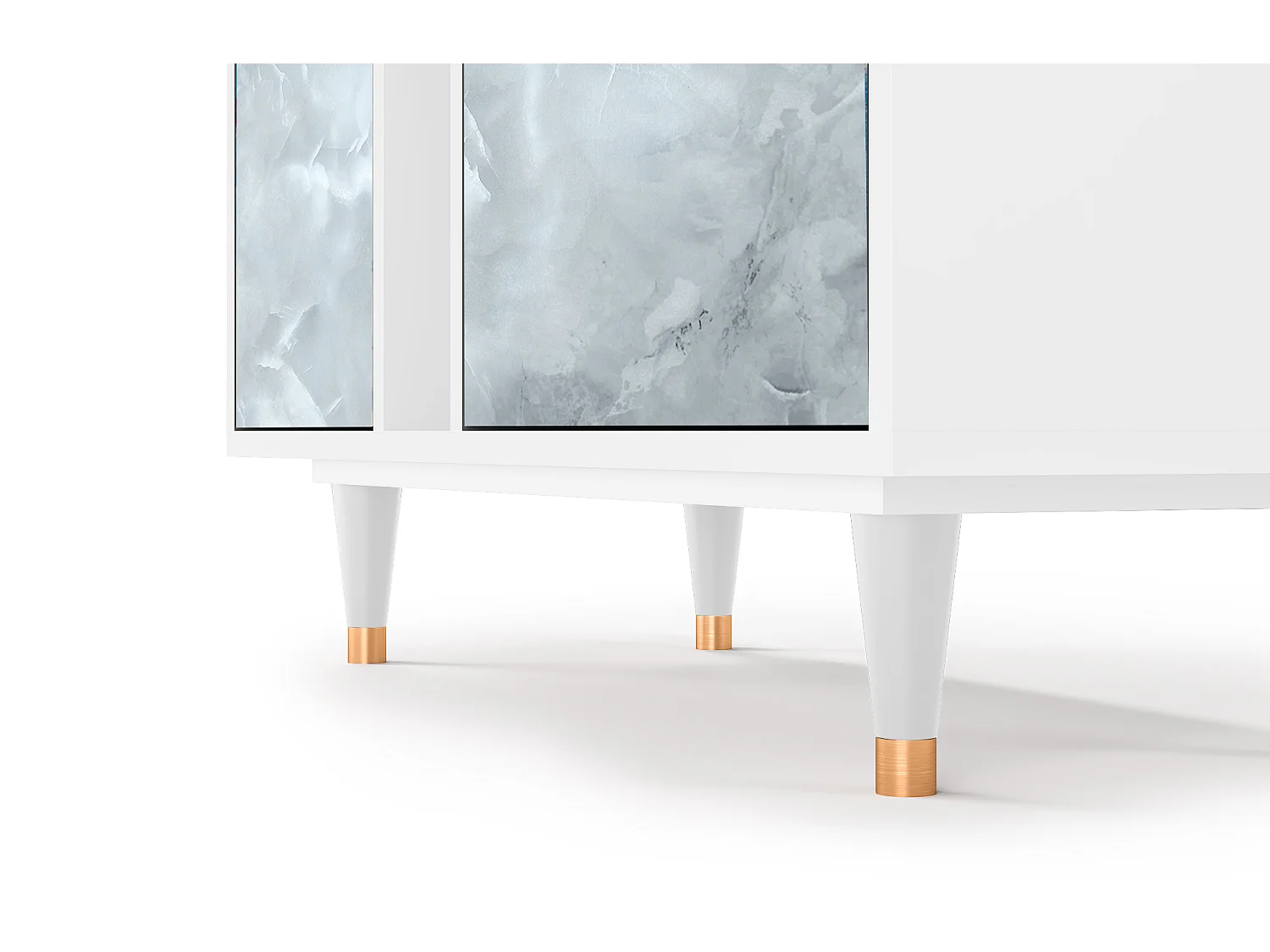 Buffet - 94х96х41 cm - BS5 - The Onyx, Blanc