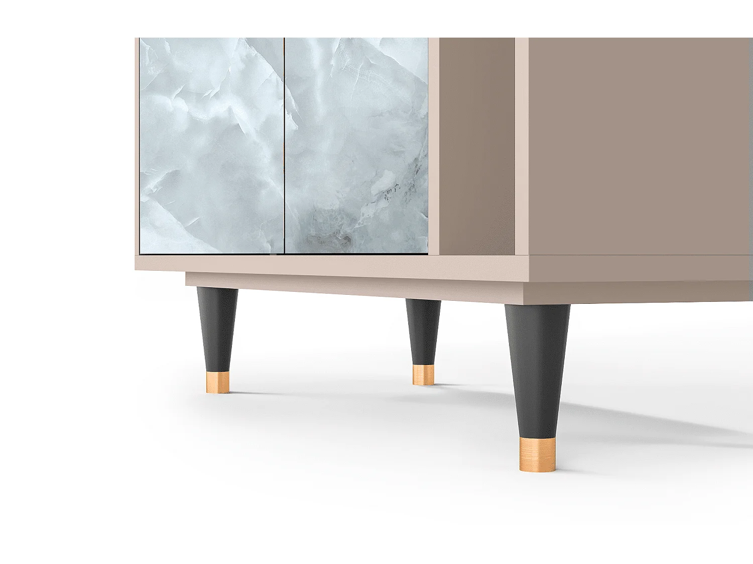 Kredens - 96х110х41 cm - BS6 - The Onyx, Latte