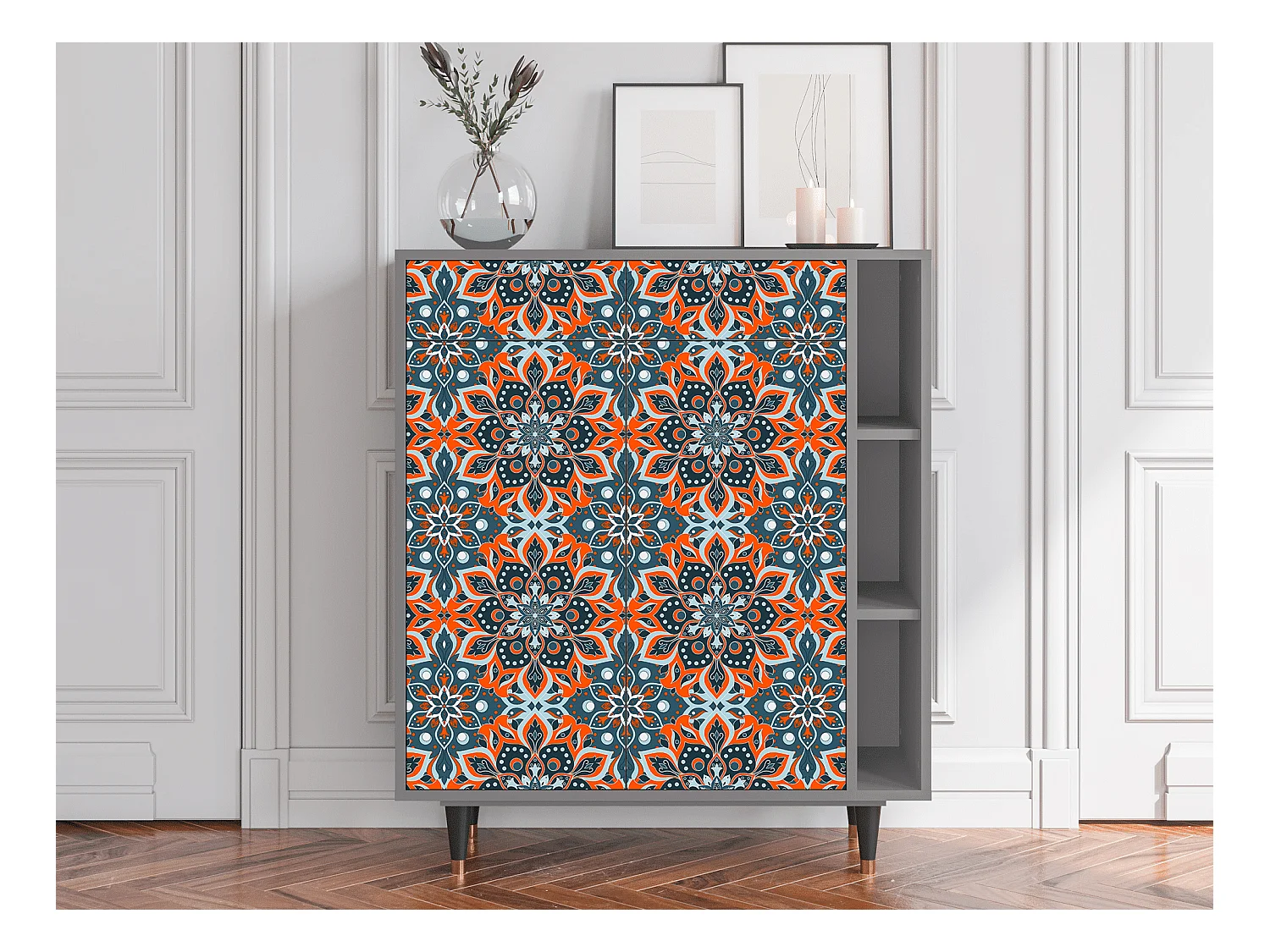 Buffet - 96х110х41 cm - BS6 - Fire Beetle, Gris