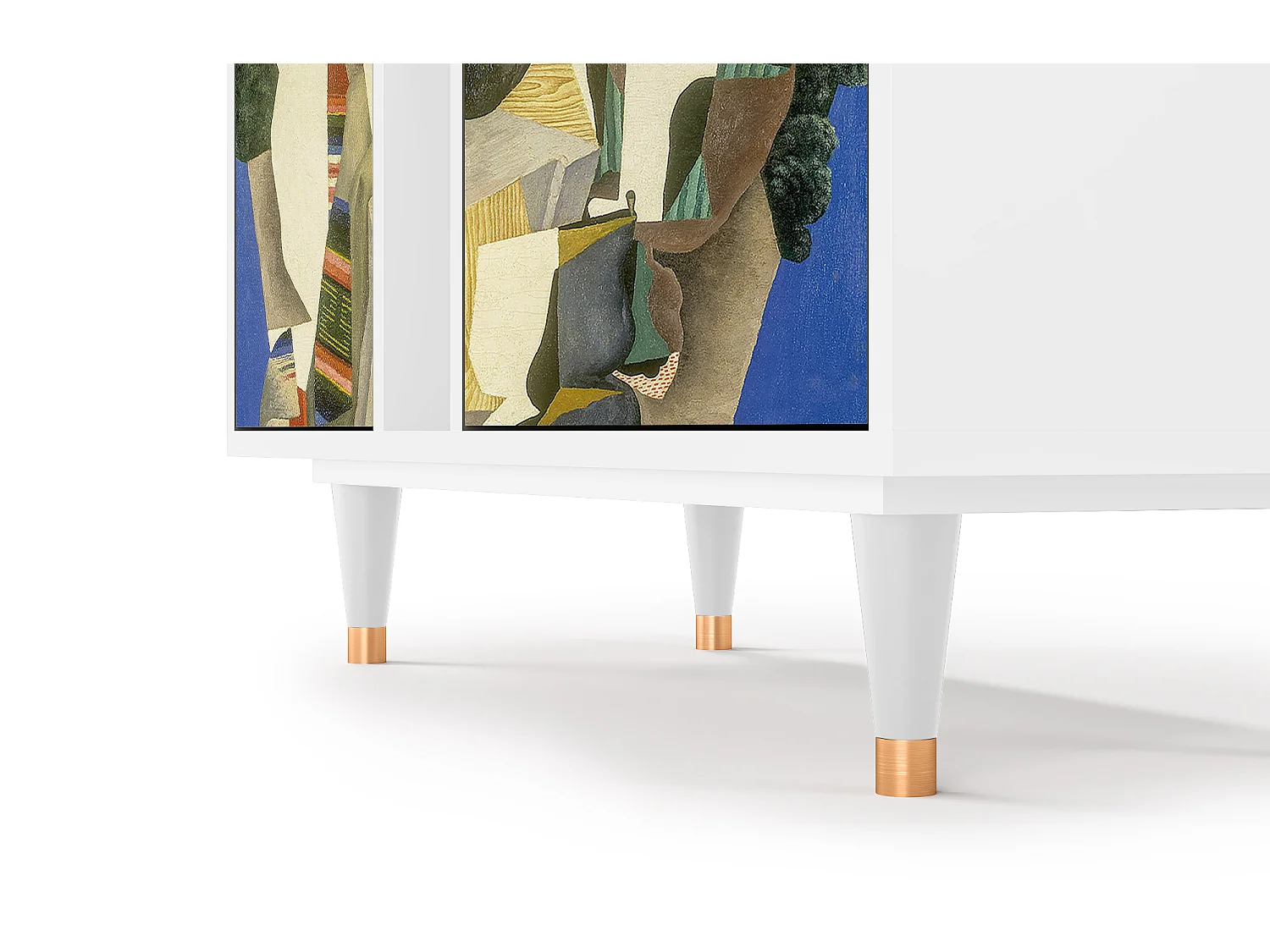 Buffet - 94х96х41 cm - BS5 - The Cubist Paintings , Blanc