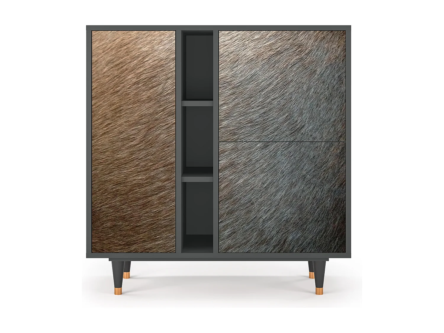 Buffet - 94х96х41 cm - BS5 - Peanut Hair, Anthracite