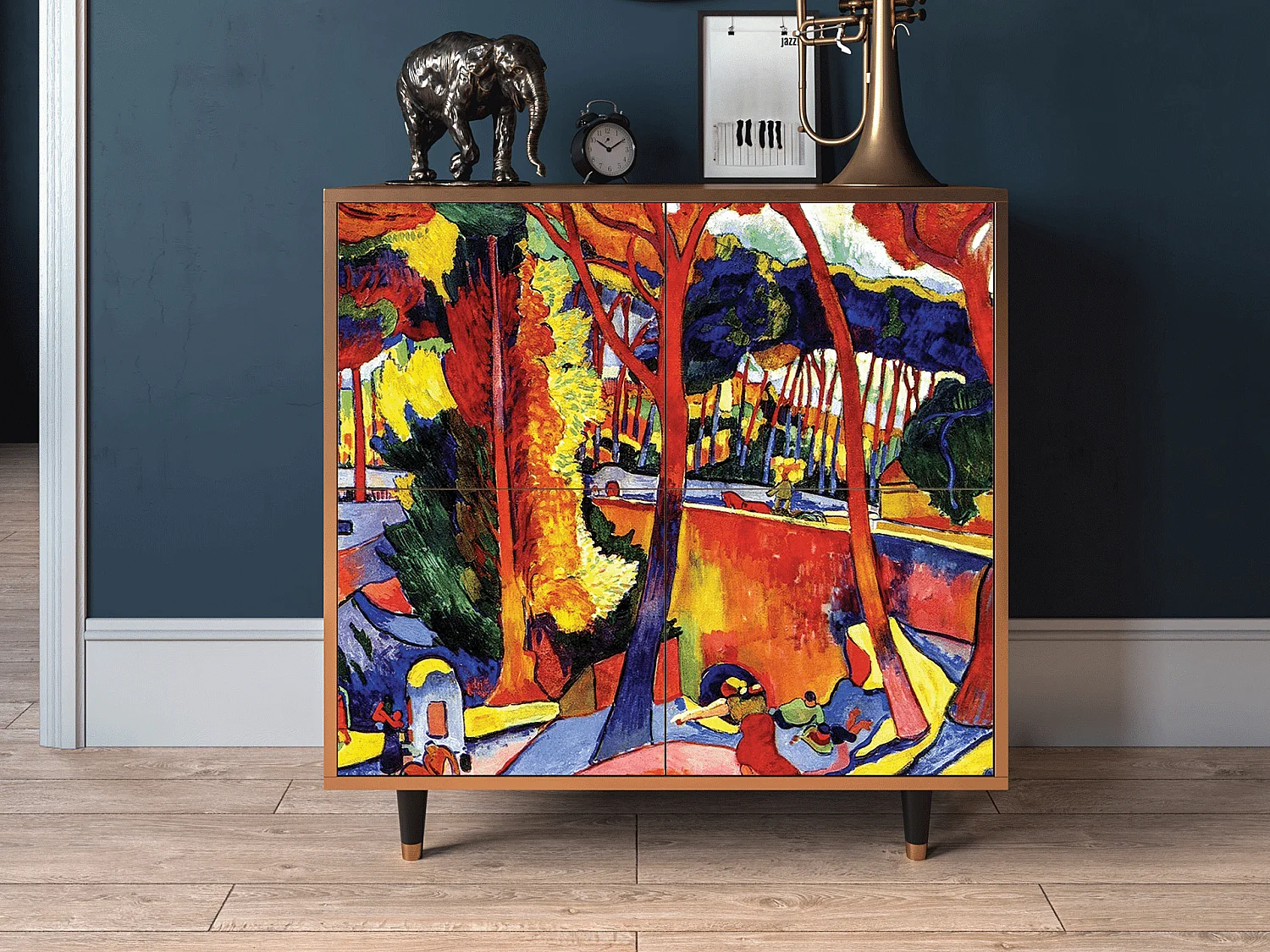 Sideboard - 94x96x48 cm - BS3 - The Turning Road, Walnuss