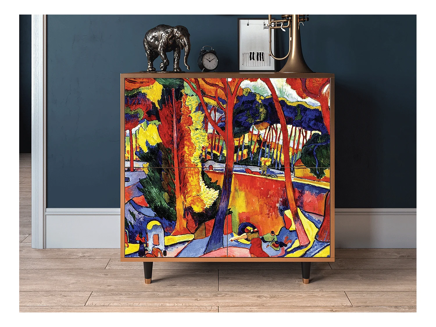 Aparador - 94x96x48 cm - BS3 - The Turning Road, Nogal