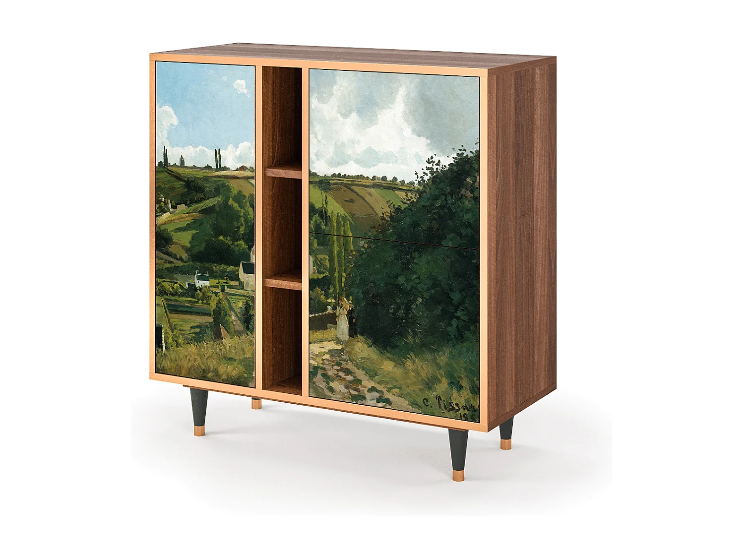 Buffet - 94х96х41 cm - BS5 - Jalais Hill by Pissarro, Noyer