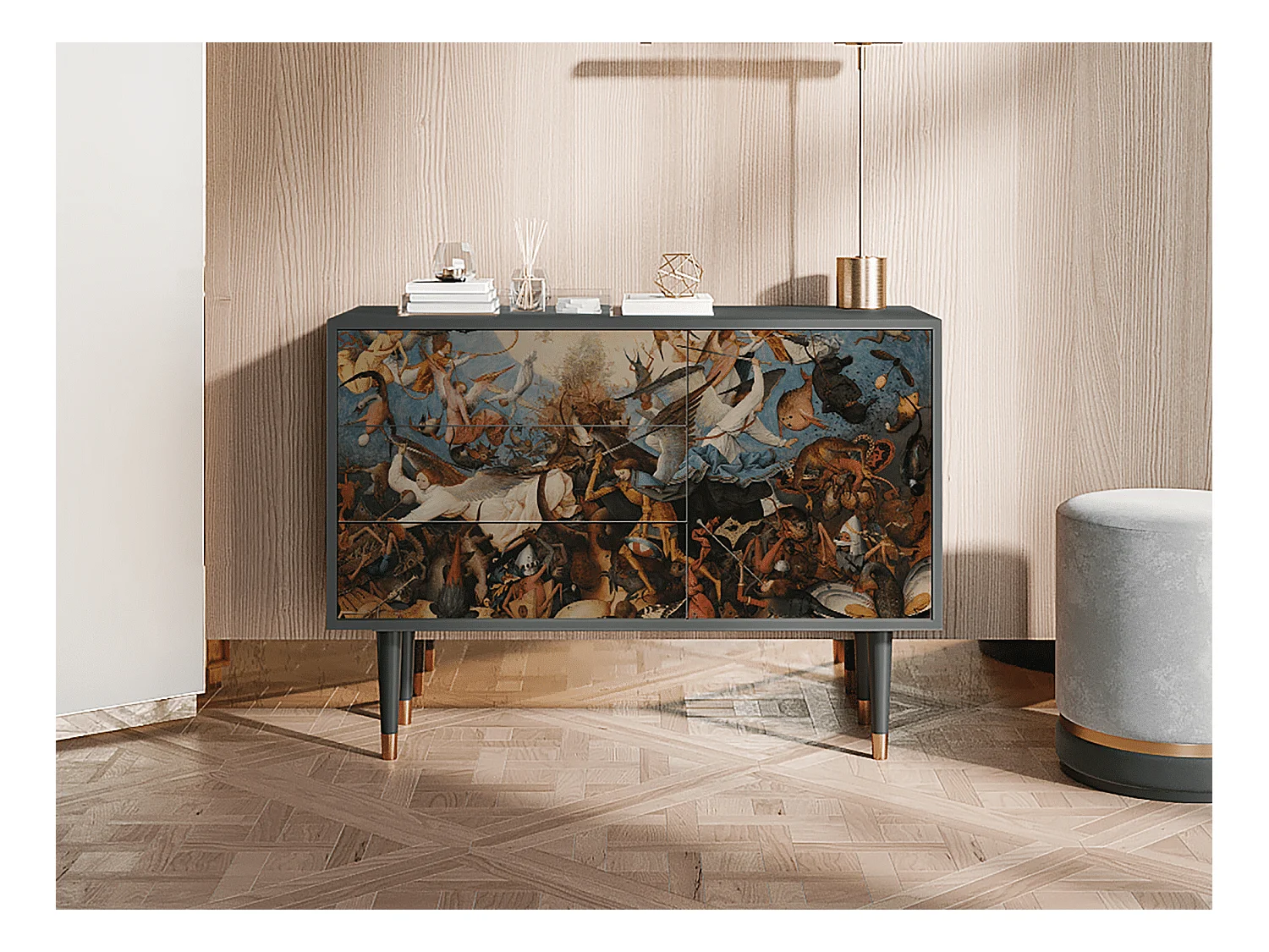 Buffet - 115х84х41 cm - S3 - The Fall, Anthracite