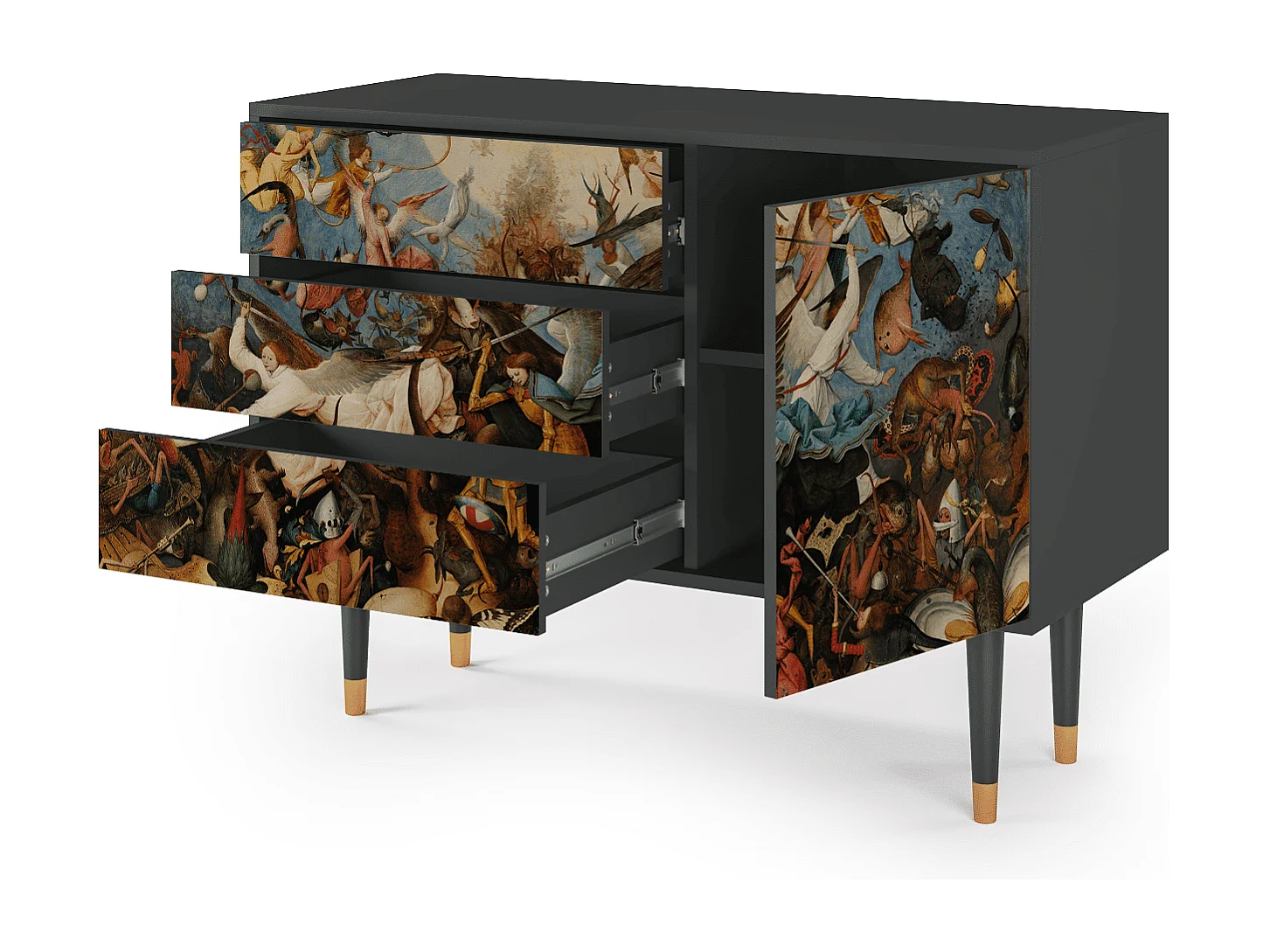 Sideboard - 115х84х41 cm - S3 - The Fall, Anthrazit