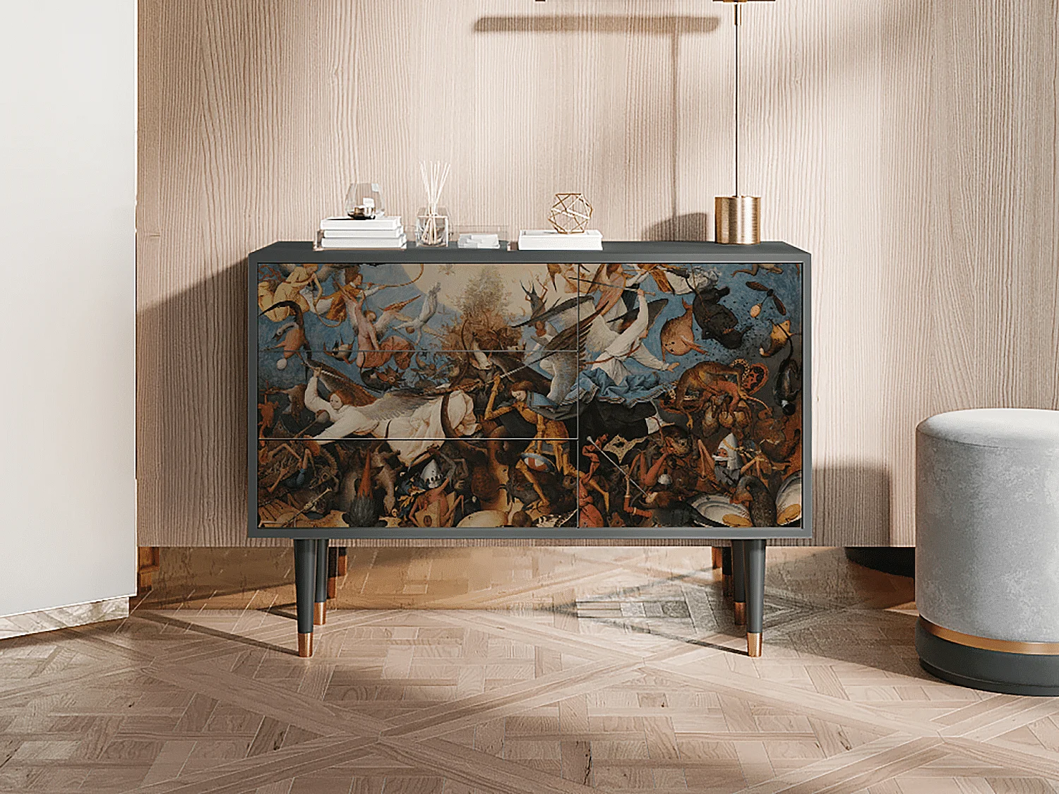 Credenza - 115х84х41 cm - S3 - The Fall, Antracite