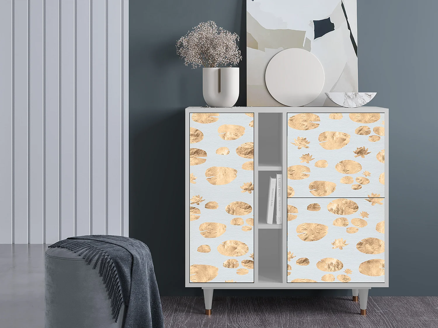 Buffet - 94х96х41 cm - BS5 - Blue Giraffe, Blanc