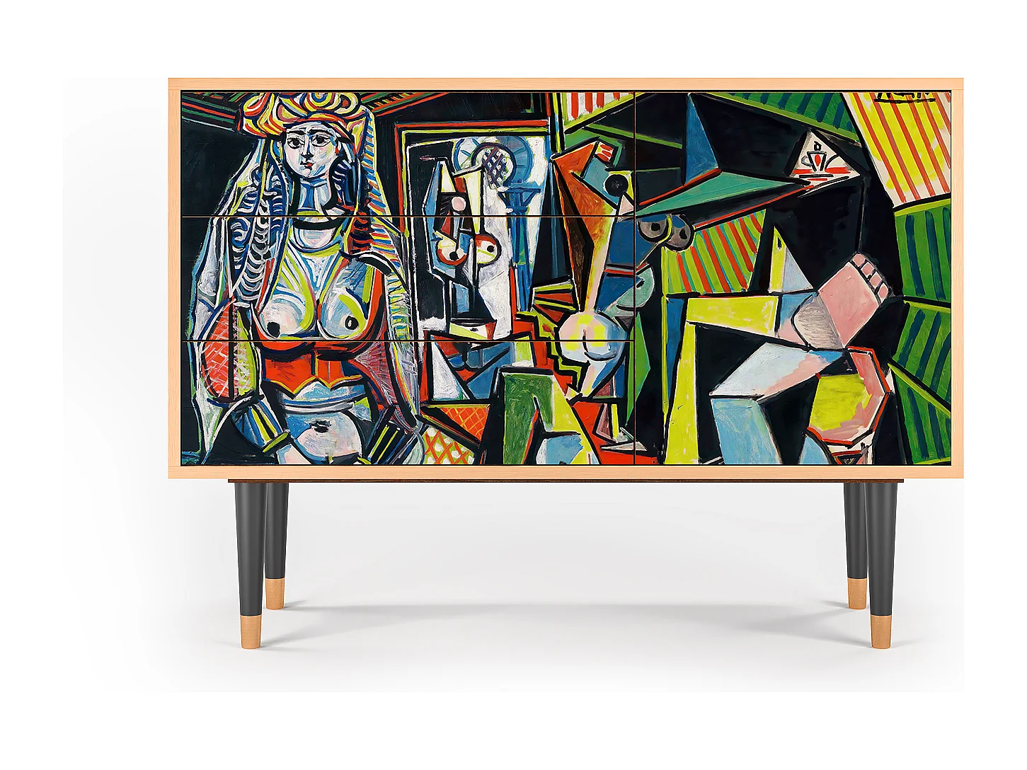 Credenza - 115х84х41 cm - S3 - Women of Algiers, Noce