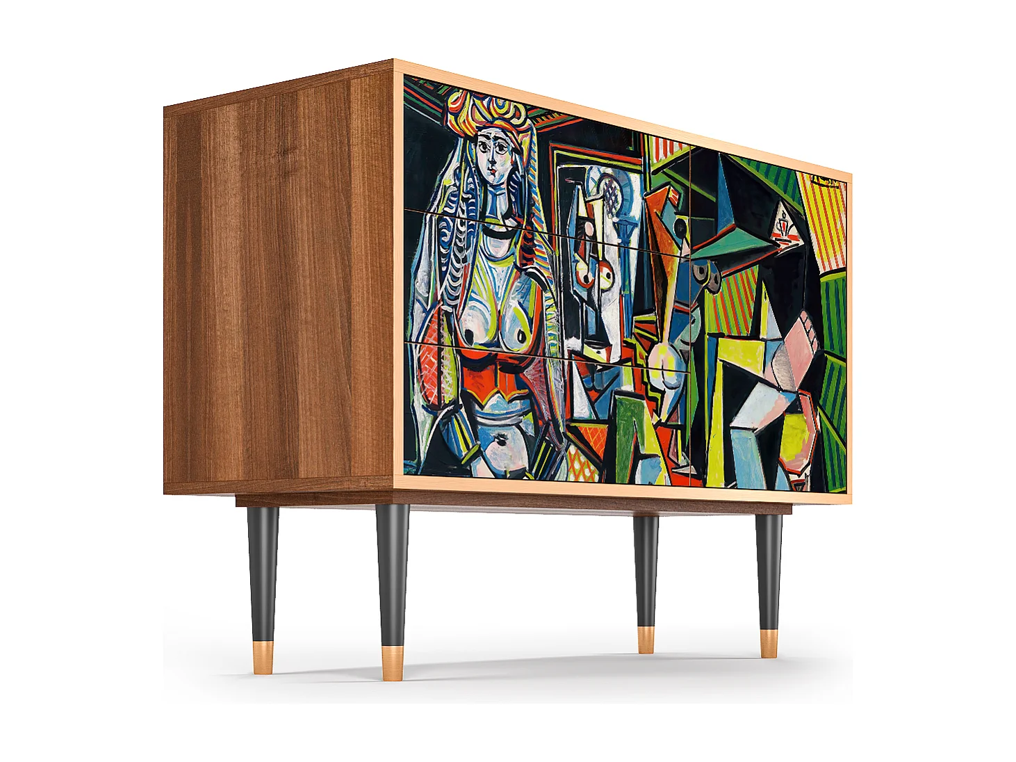 Credenza - 115х84х41 cm - S3 - Women of Algiers, Noce