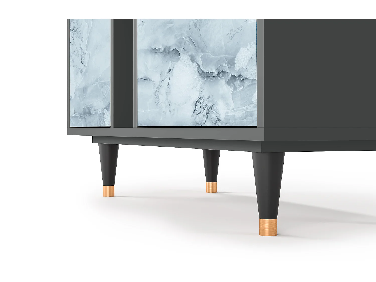 Kredens - 94х96х41 cm - BS5 - Glacial Colour, Antracyt