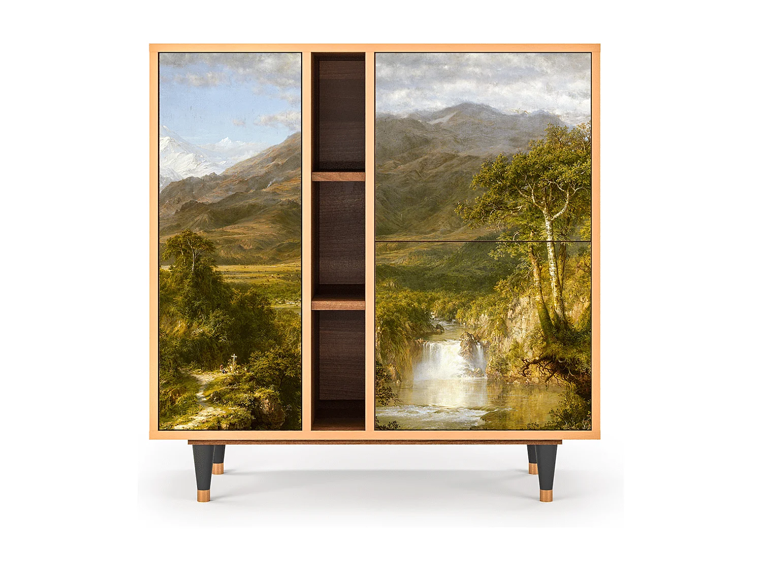 Sideboard - 94х96х41 cm - BS5 - The Heart of the Andes , Walnuss