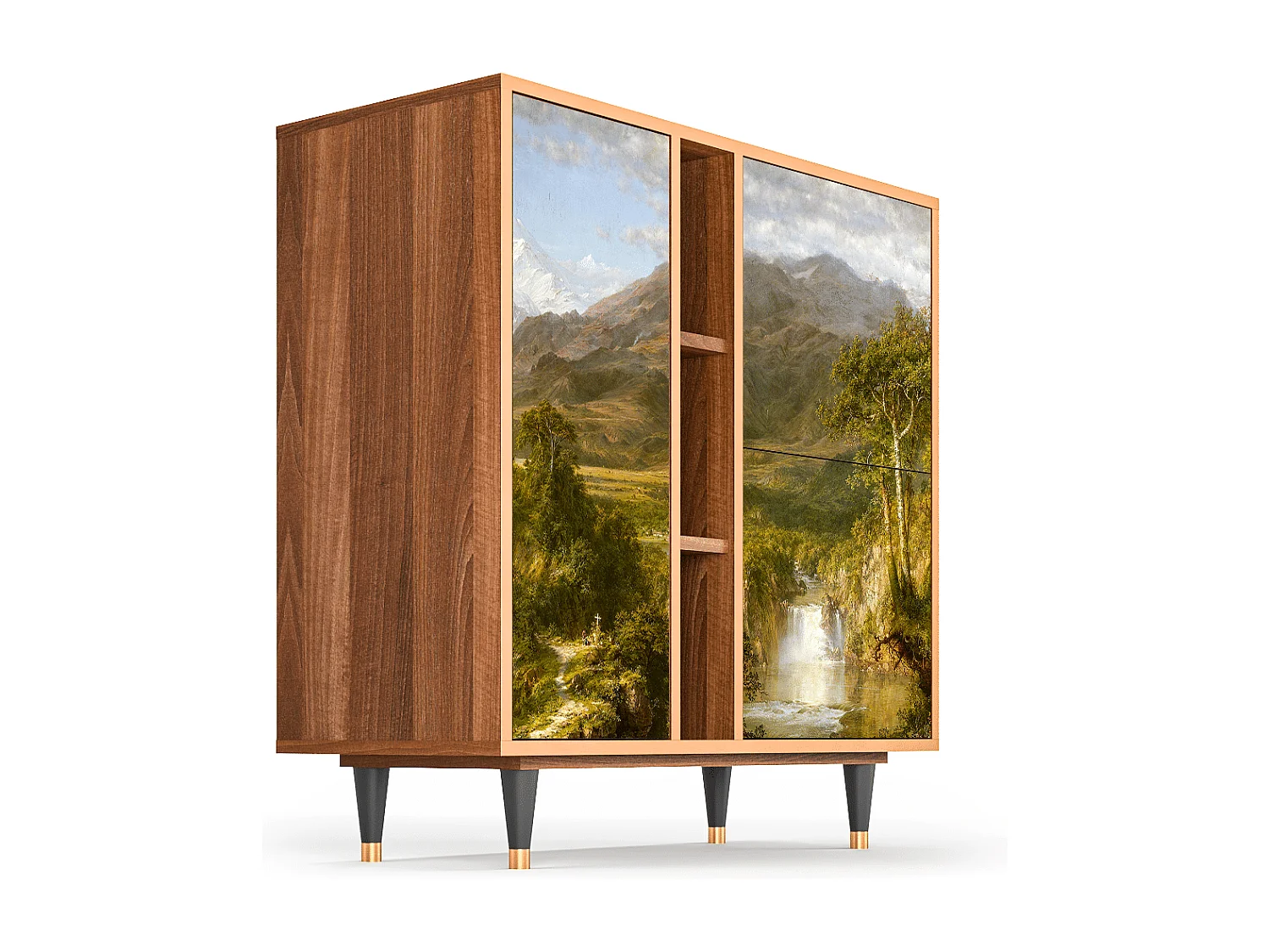 Sideboard - 94х96х41 cm - BS5 - The Heart of the Andes , Walnuss