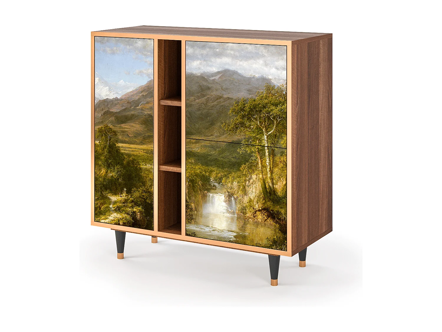 Buffet - 94х96х41 cm - BS5 - The Heart of the Andes , Noyer