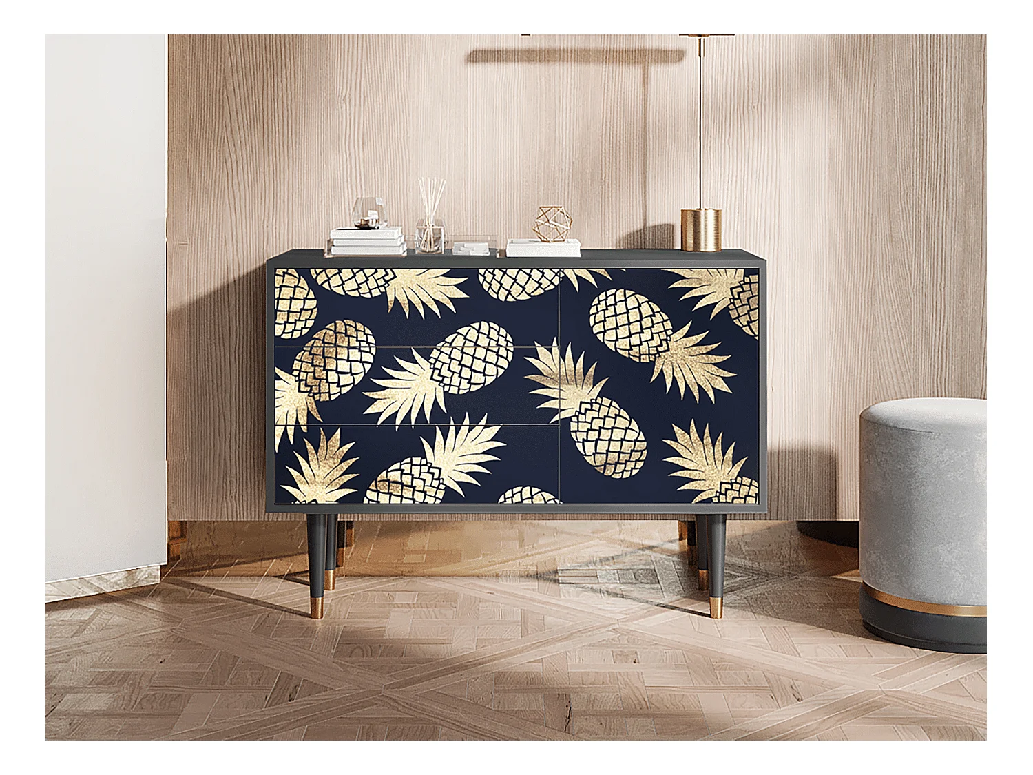 Buffet - 115х84х41 cm - S3 - Sunny Pineaple, Anthracite