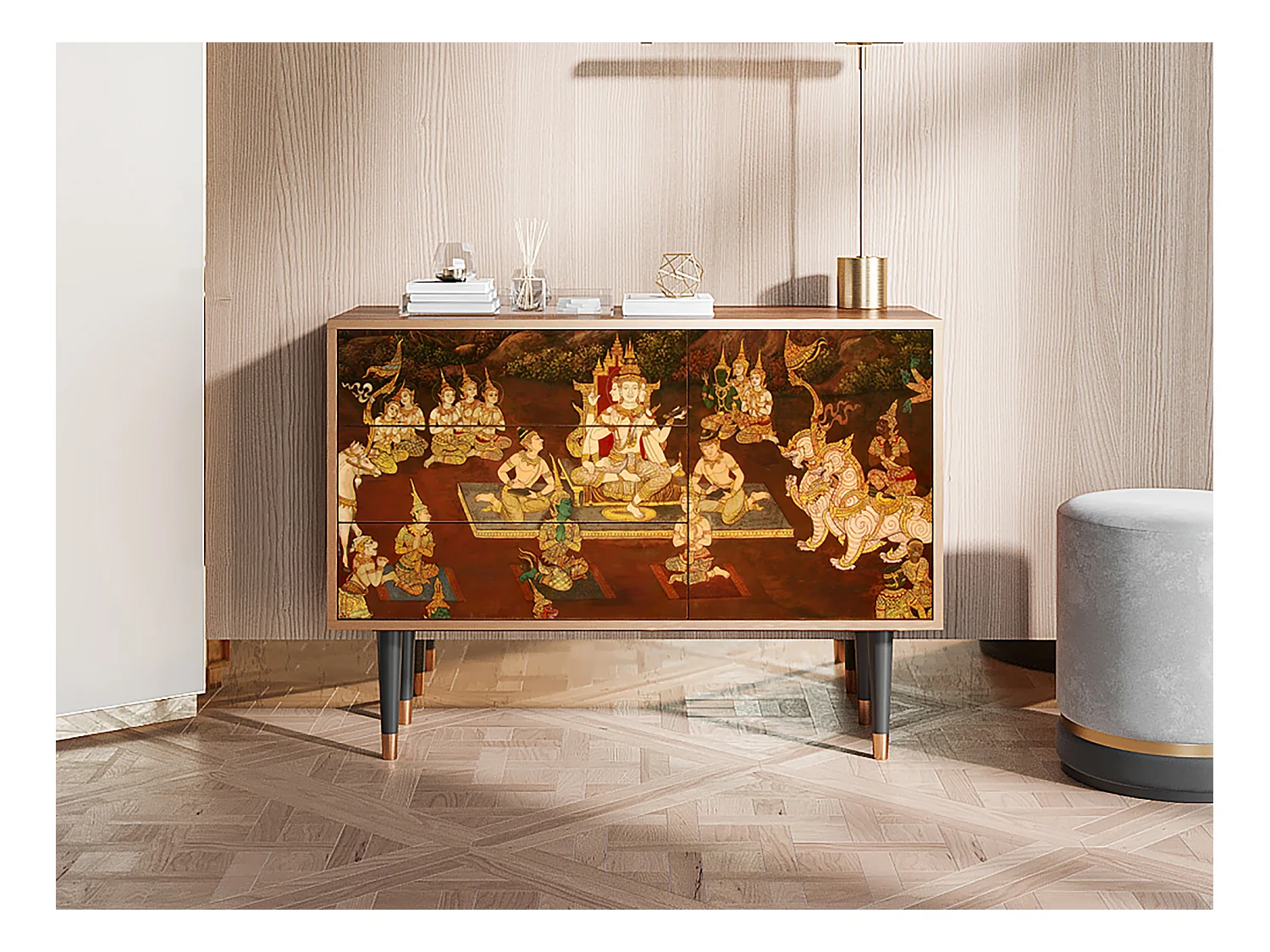 Buffet - 115х84х41 cm - S3 - Malyavan, Noyer