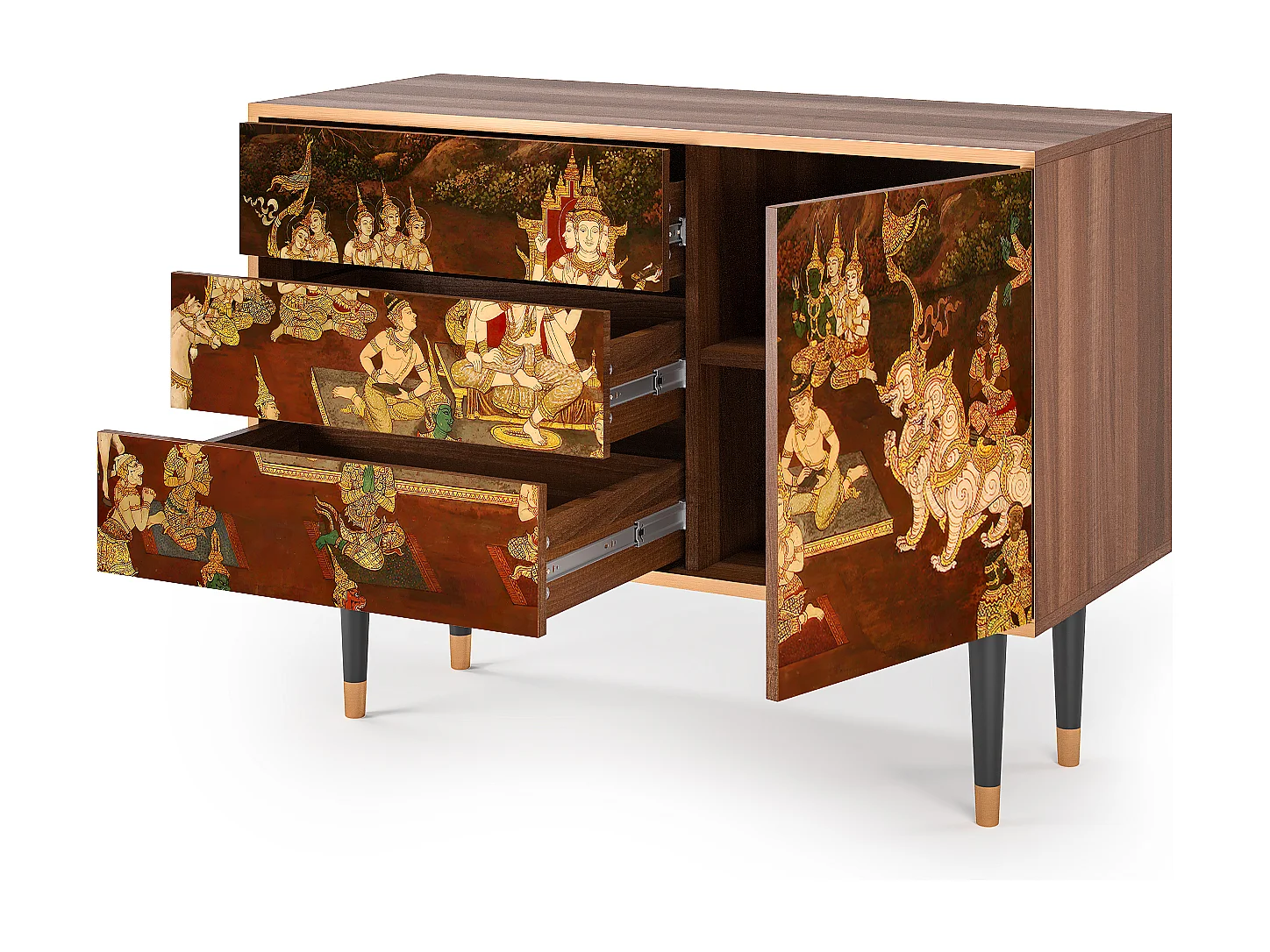 Credenza - 115х84х41 cm - S3 - Malyavan, Noce