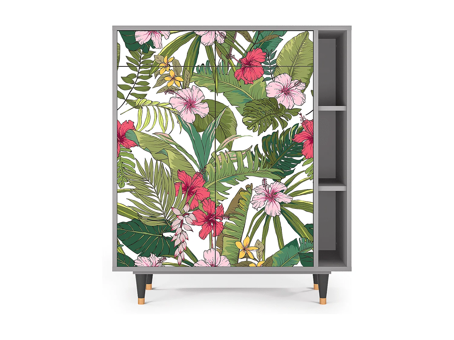 Aparador - 96х110х41 cm - BS6 - Verdant Tropics, Cinza