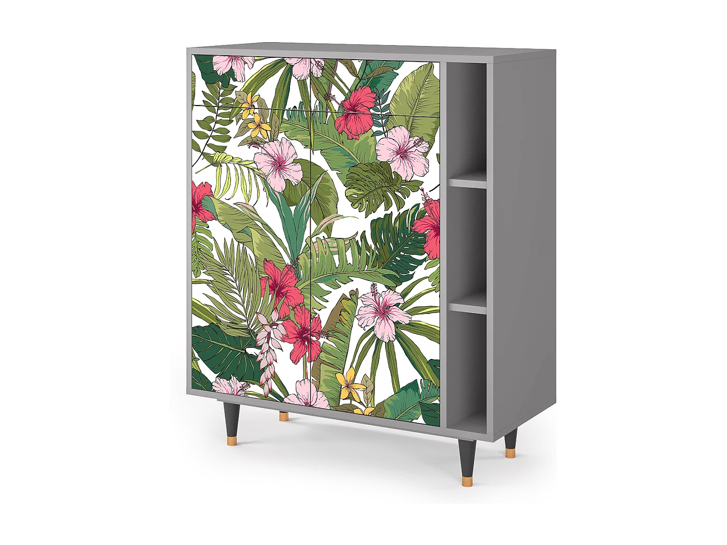 Buffet - 96х110х41 cm - BS6 - Verdant Tropics, Gris