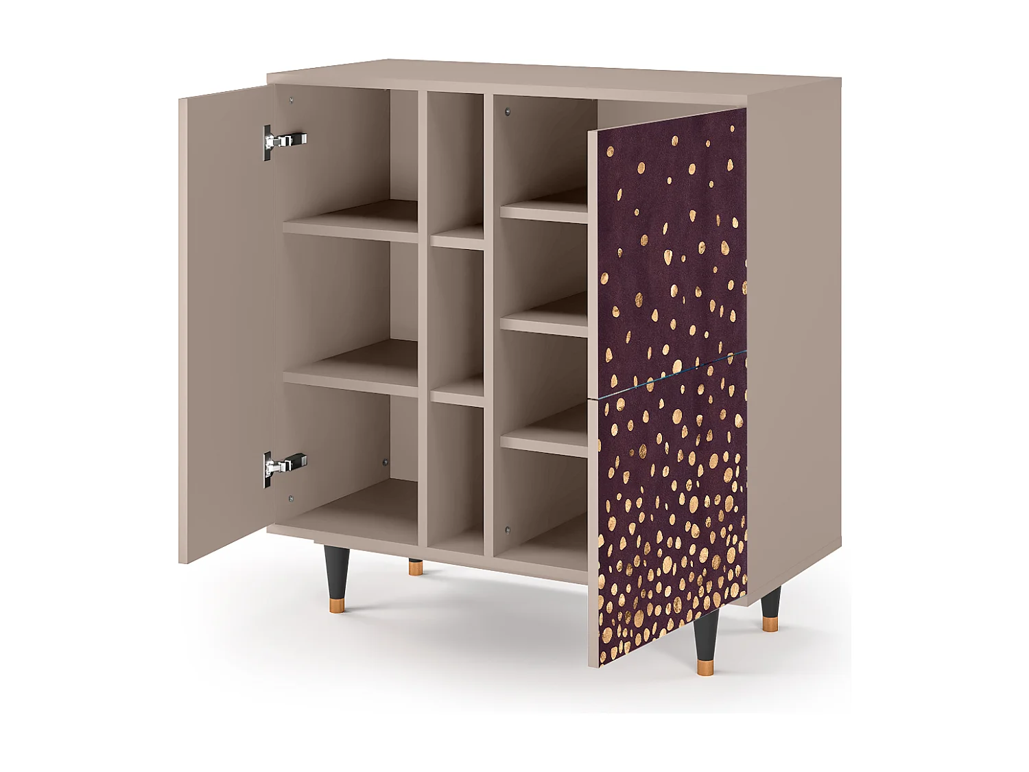 Sideboard - 94х96х41 cm - BS5 - Glowworms, Latte