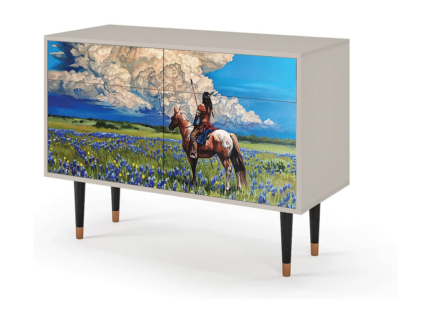 Buffet - 115x85x48 cm - BS4 - Thunderheads by Dean, Sable
