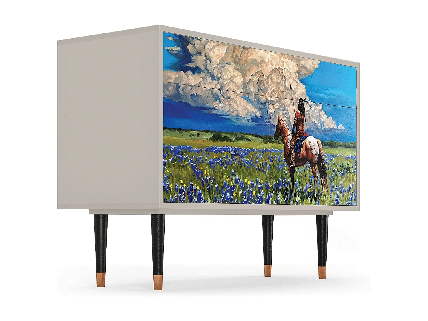 Buffet - 115x85x48 cm - BS4 - Thunderheads by Dean, Sable